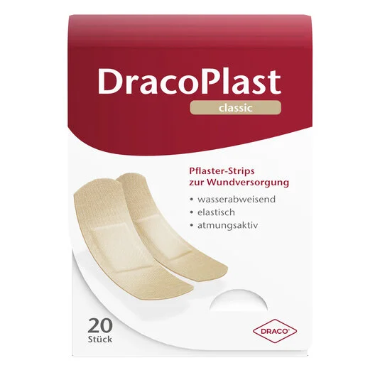 DracoPlast Classic Pflaster-Strips 2 Größen, Packshot